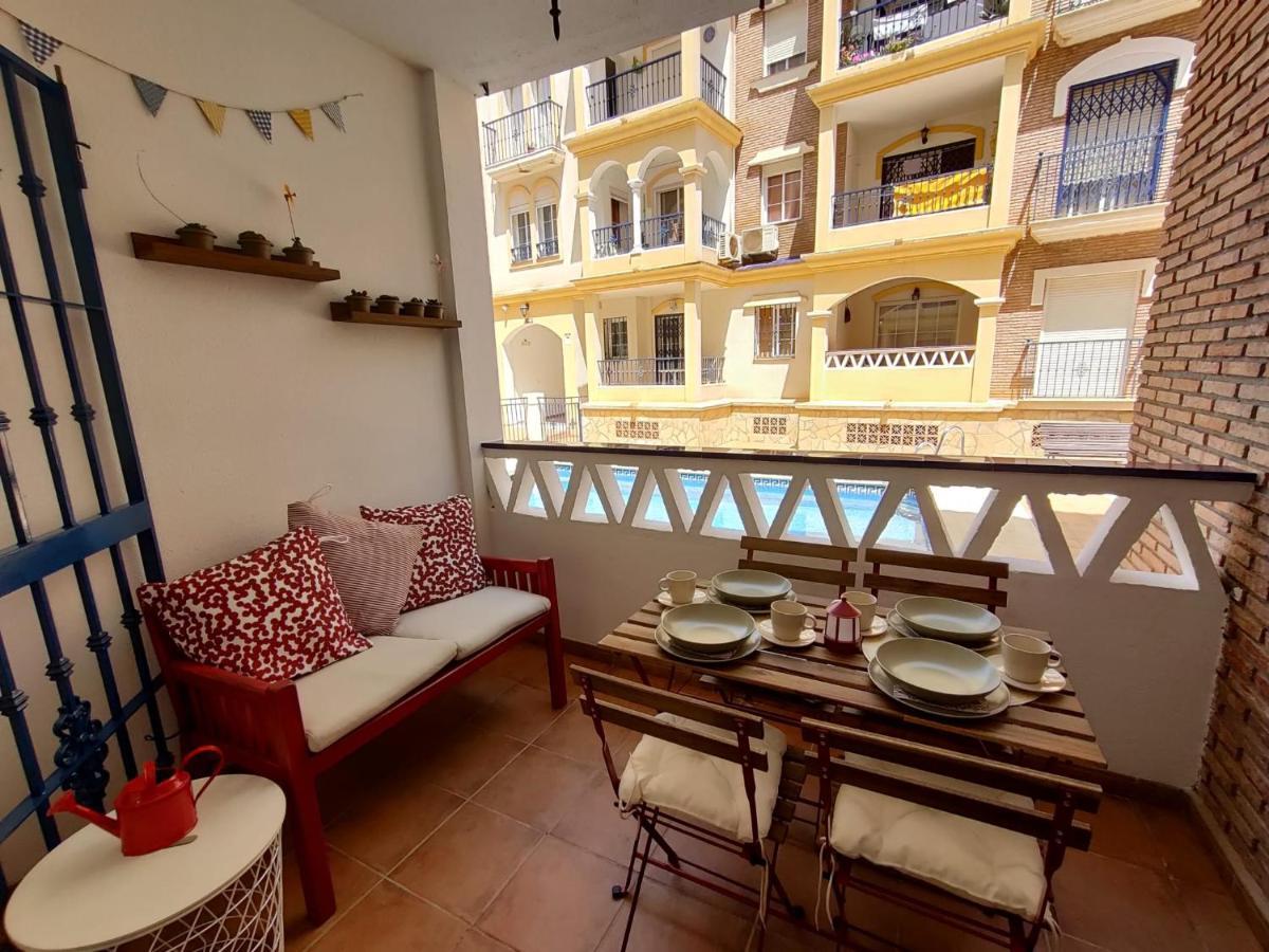 Precioso Apartamento Con Piscina Cerca De La Playa Torrox Costa Málaga Kültér fotó